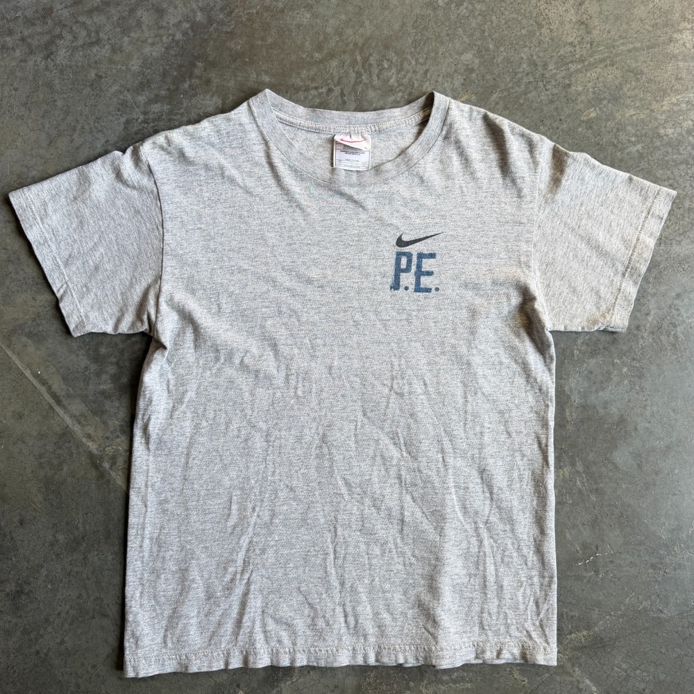 Vintage 90s Nike PE Physical Education T Shirt Size S Just Hoops Motivational